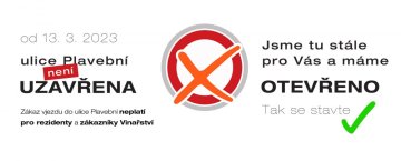 Uzavírka ulice Plavební