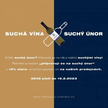 AKCE: Suchá vína x suchý únor